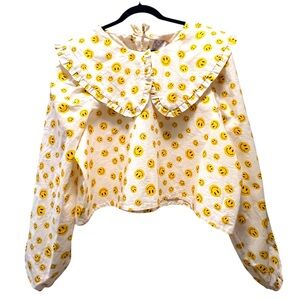 Mia Layzell Smiley Shirt- No Size (looks like a small and can fit a med)